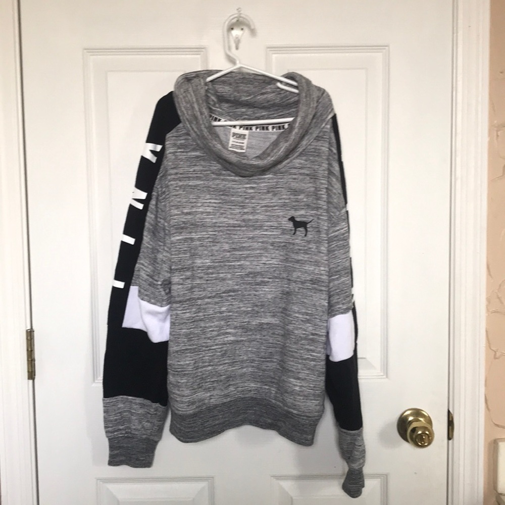 Cow Neck VS Pink Sweatshirt
